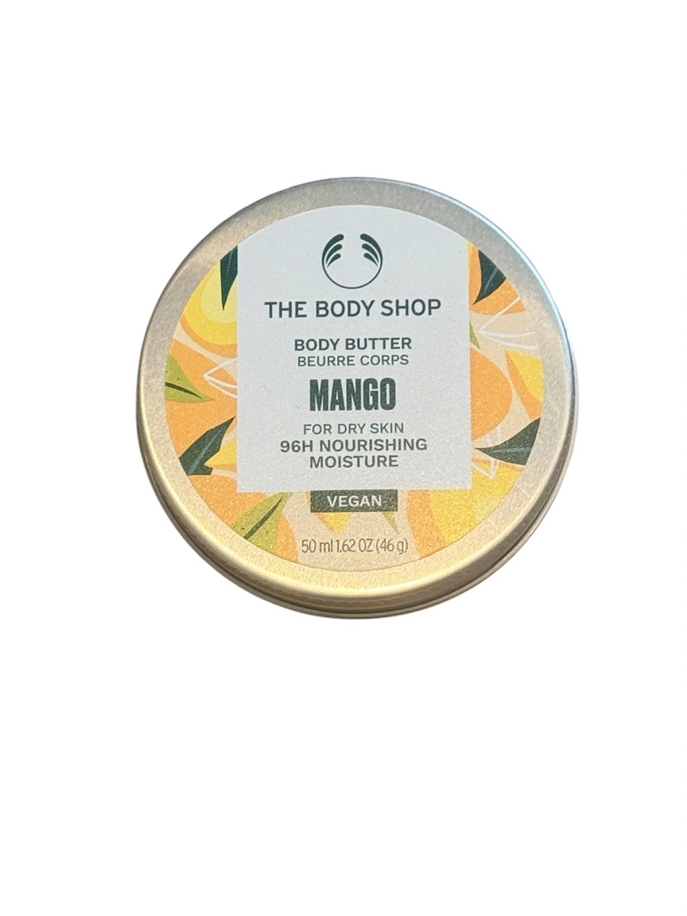 The Body Shop Mango Body Butter Travel Size Vegan 1.62 oz